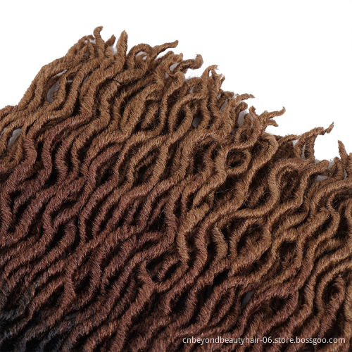 synthetic wavy Gypsy locs Hair nu Soft faux locs crochet jumbo crotchet hair Gypsy locs